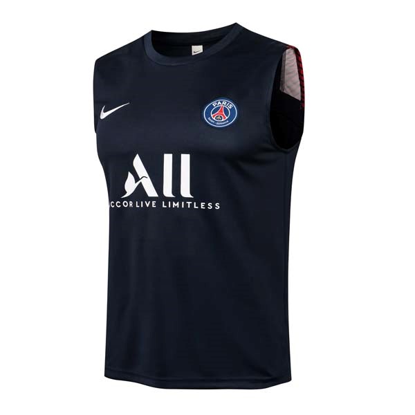 Camiseta Paris Saint Germain Sin Mangas 2022 Negro